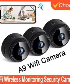 Wifi Security Camera 1080P HD - Home Security Visible Design for Family & Pets, 160° View & Night Mode Indoor/Outdoor Camera