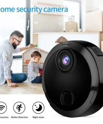 Wireless WiFi Indoor Security Camera APP Control 140 Degree Wide Angle Rechargeable Versatile Home Security Camera for Office