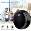 Wireless WiFi Indoor Security Camera APP Control 140 Degree Wide Angle Rechargeable Versatile Home Security Camera for Office