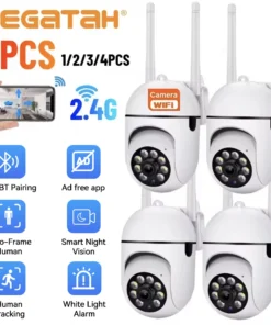 2.4G 8MP Cameras Wifi Video Surveillance IP Outdoor Security Protection Monitor 5.0X Zoom Home Wireless Track Alarm O-Kam pro